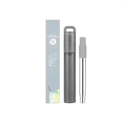 Collapsable Metal Straw